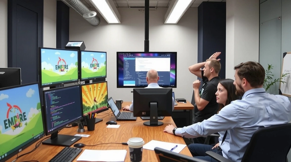 Birds Empire development team working on new features